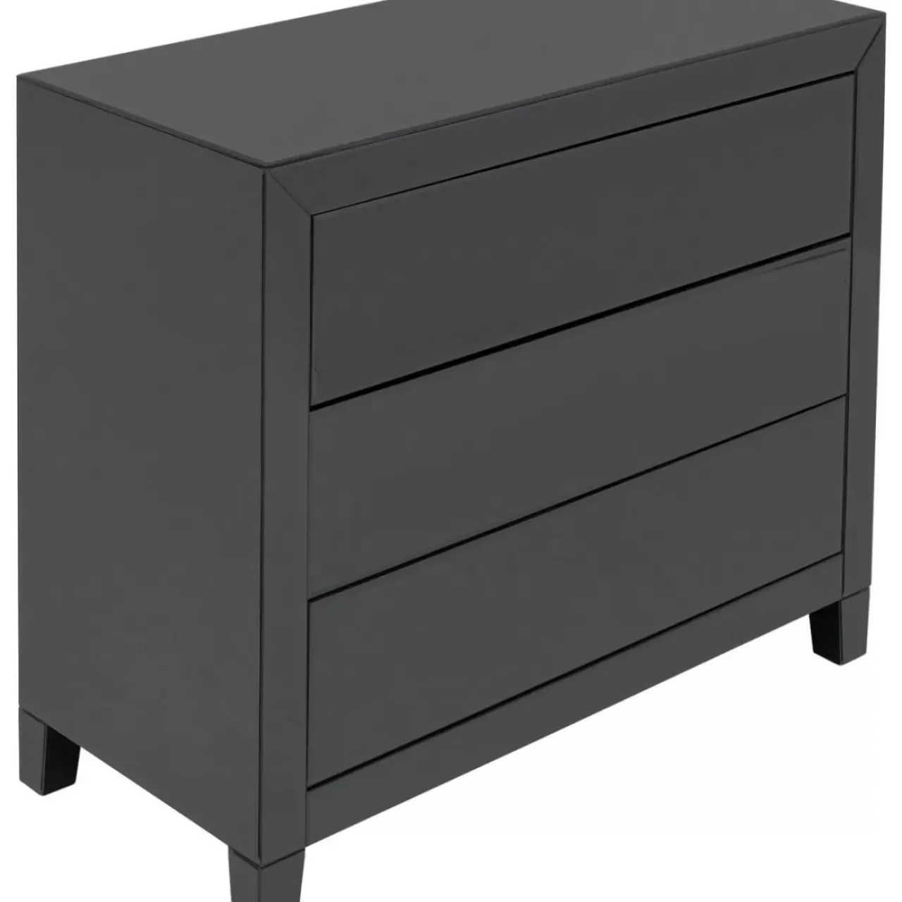 Kommoden & Sideboards|KARE Design Kommode Luxury Push 3 Schube Grau