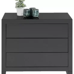 Kommoden & Sideboards|KARE Design Kommode Luxury Push 3 Schube Grau