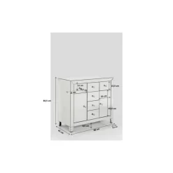 Kommoden & Sideboards|KARE Design Kommode Luxury 2-Turig 6 Schube