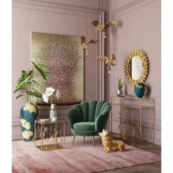 Kommoden & Sideboards|KARE Design Konsole Flower Meadow Gold 100