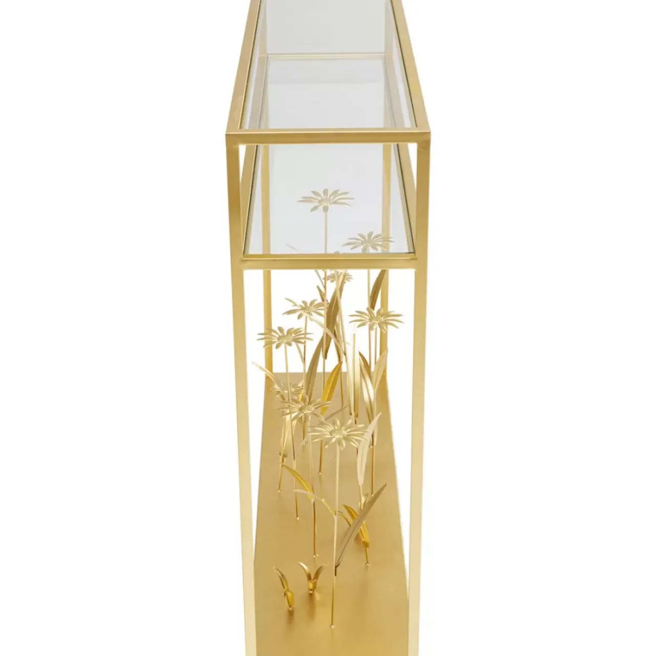 Kommoden & Sideboards|KARE Design Konsole Flower Meadow Gold 100