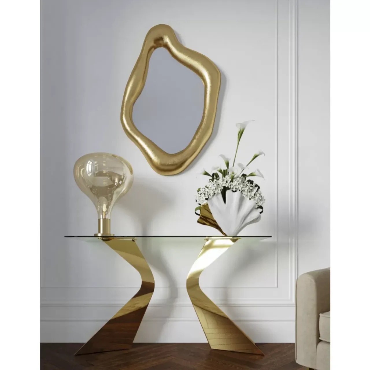 Kommoden & Sideboards|KARE Design Konsole Gloria Gold