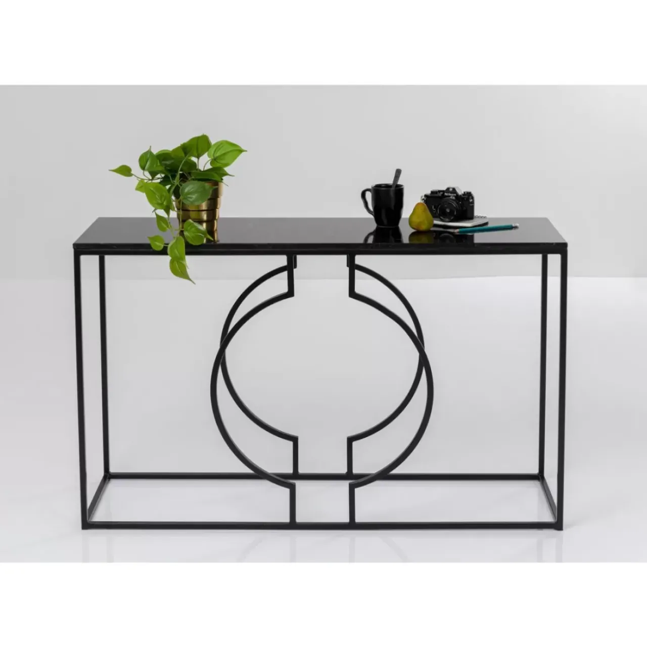 Kommoden & Sideboards|KARE Design Konsole Miami Loft Schwarz 120X75Cm