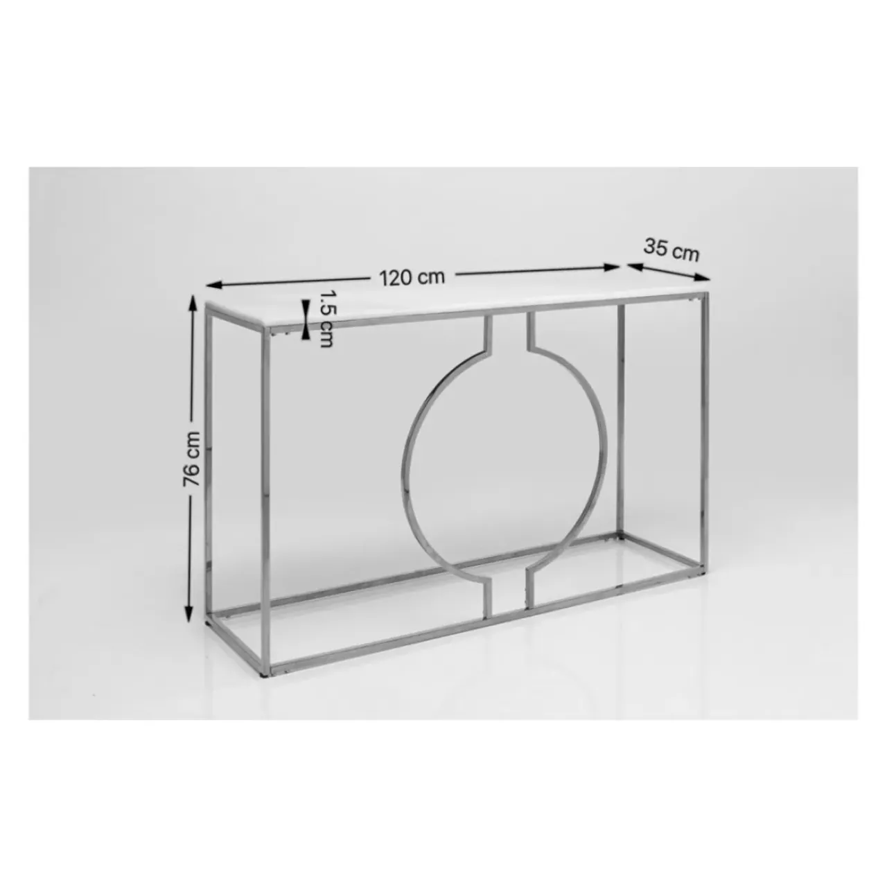Kommoden & Sideboards|KARE Design Konsole Miami Loft Schwarz 120X75Cm