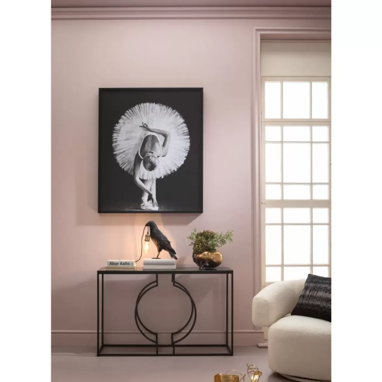 Kommoden & Sideboards|KARE Design Konsole Miami Loft Schwarz 120X75Cm