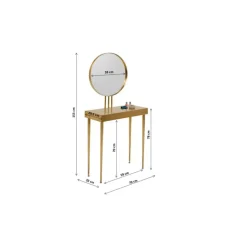 Kommoden & Sideboards|KARE Design Konsole Mit Spiegel Curve Art 153X70