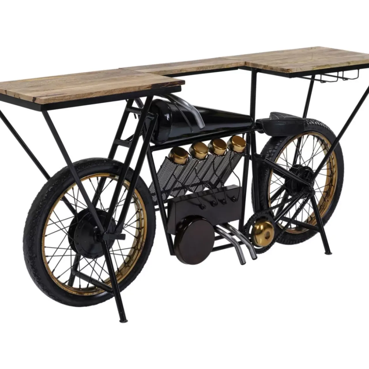 Kommoden & Sideboards|KARE Design Konsole Motorbike Schwarz