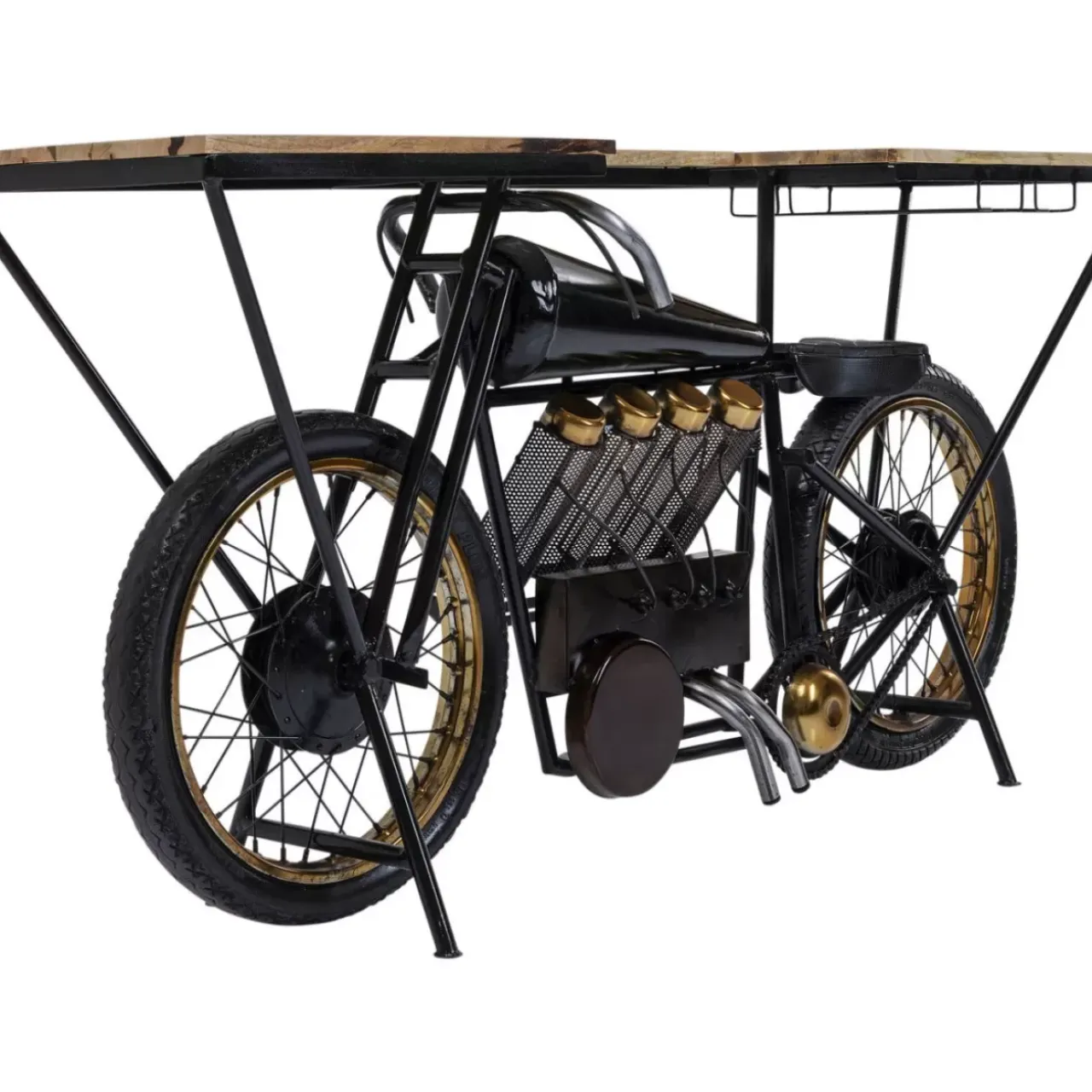 Kommoden & Sideboards|KARE Design Konsole Motorbike Schwarz