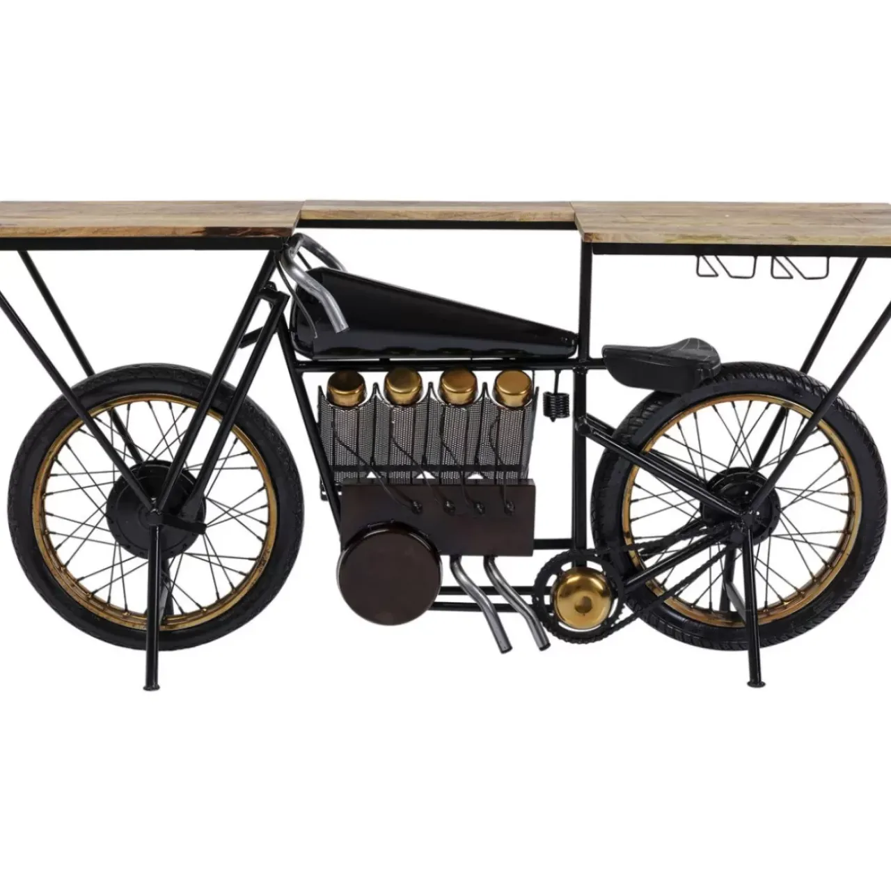 Kommoden & Sideboards|KARE Design Konsole Motorbike Schwarz