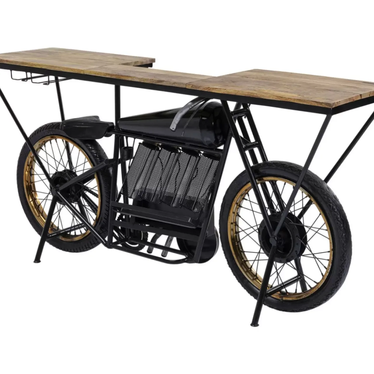 Kommoden & Sideboards|KARE Design Konsole Motorbike Schwarz