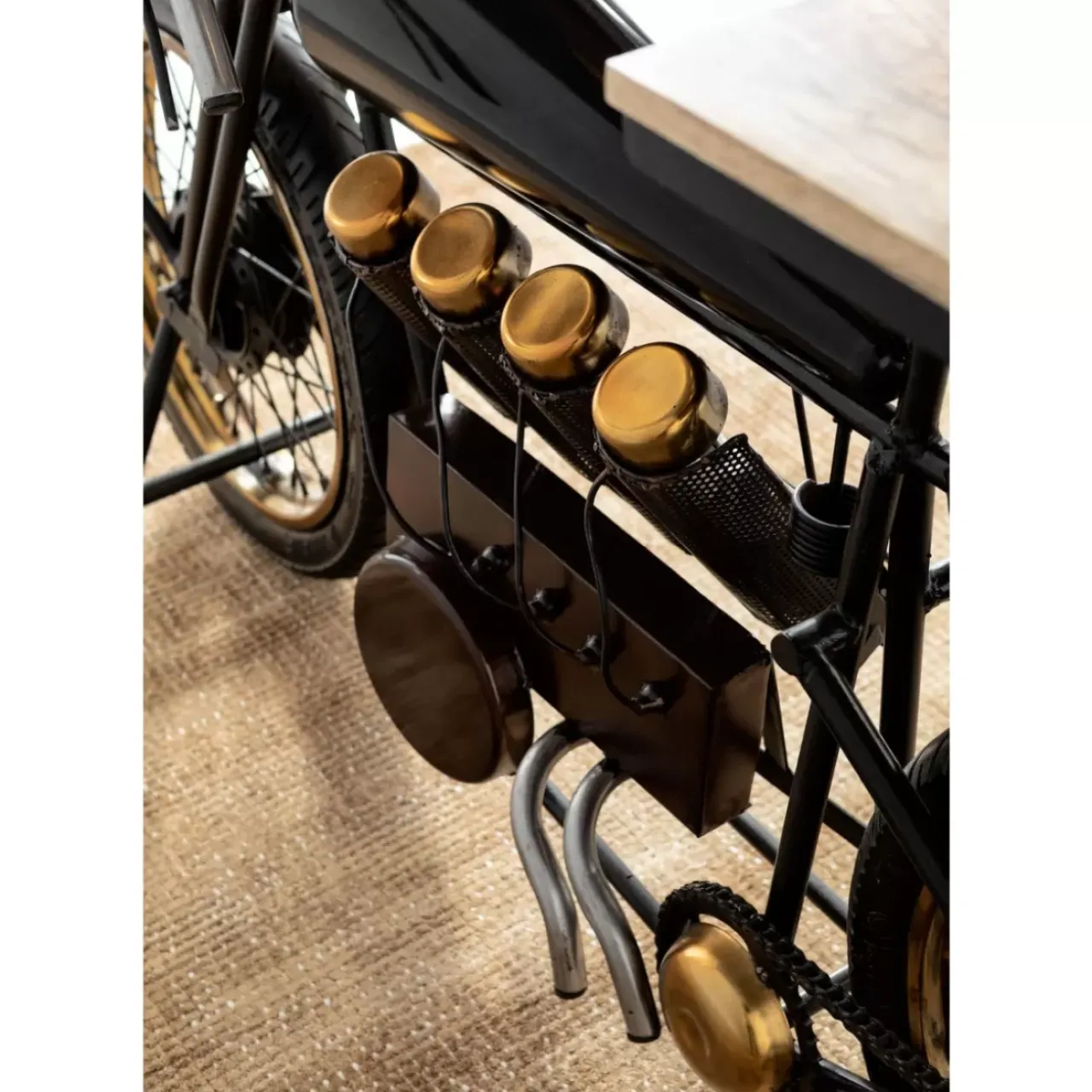 Kommoden & Sideboards|KARE Design Konsole Motorbike Schwarz