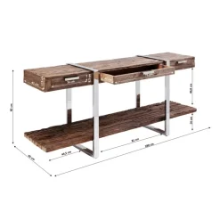 Kommoden & Sideboards|KARE Design Konsole Rustico 180X46Cm