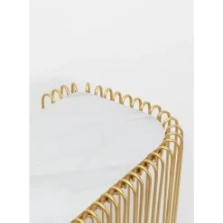 Kommoden & Sideboards|KARE Design Konsole Wire Glas Marble Gold 142X89Cm