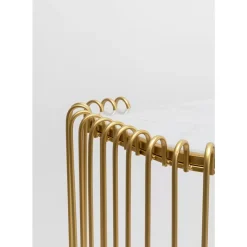 Kommoden & Sideboards|KARE Design Konsole Wire Glas Marble Gold 142X89Cm