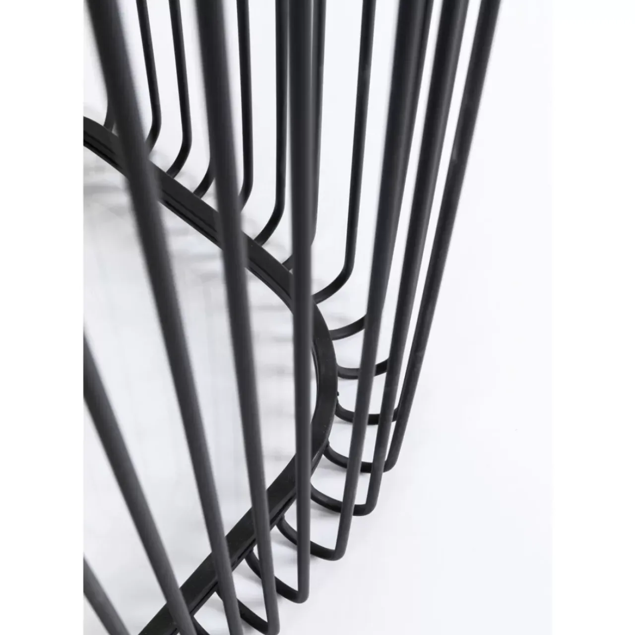 Kommoden & Sideboards|KARE Design Konsole Wire Glas Schwarz 142X89Cm