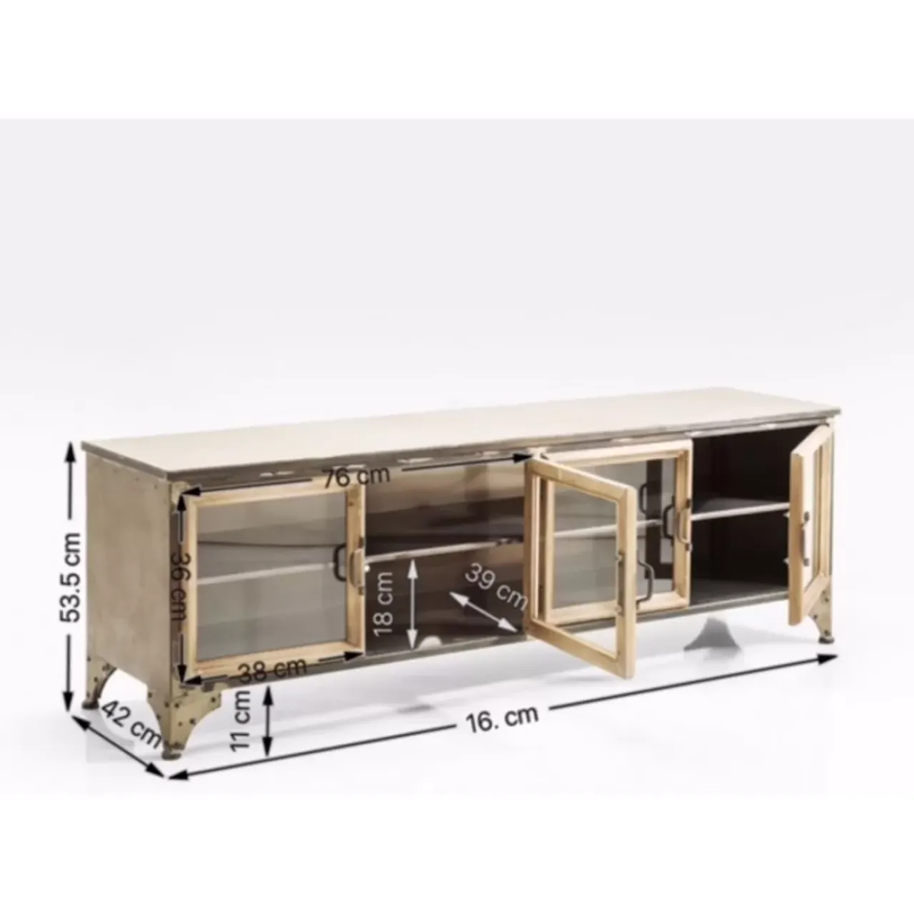 Kommoden & Sideboards|KARE Design Lowboard Kontor Metall