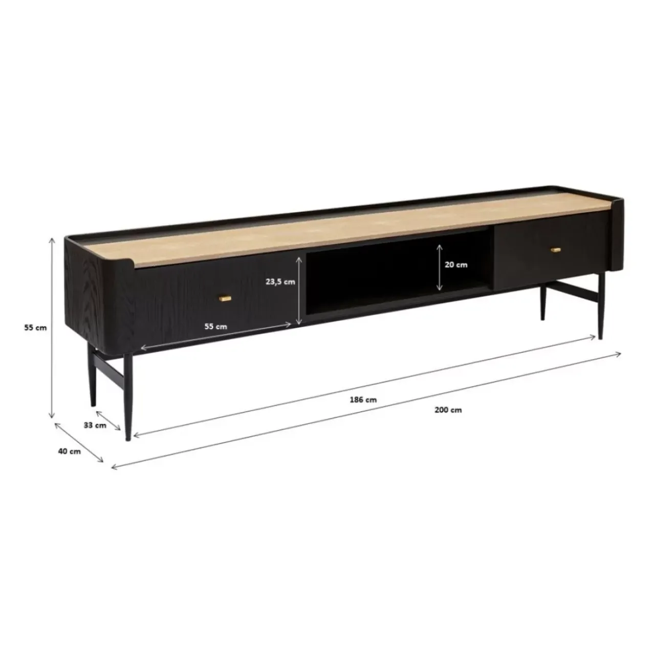Kommoden & Sideboards|KARE Design Lowboard Milano 200