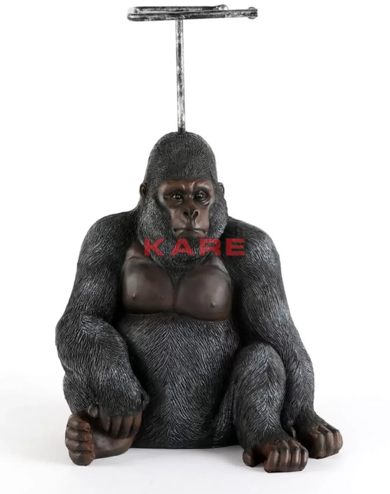 Sonstiges & Zubehör Accessoires|KARE Design Papierrollenhalter Sitting Monkey Gorilla 51Cm