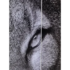 Paravents|KARE Design Paravent King Lion Vs Cat Girl 120X180Cm