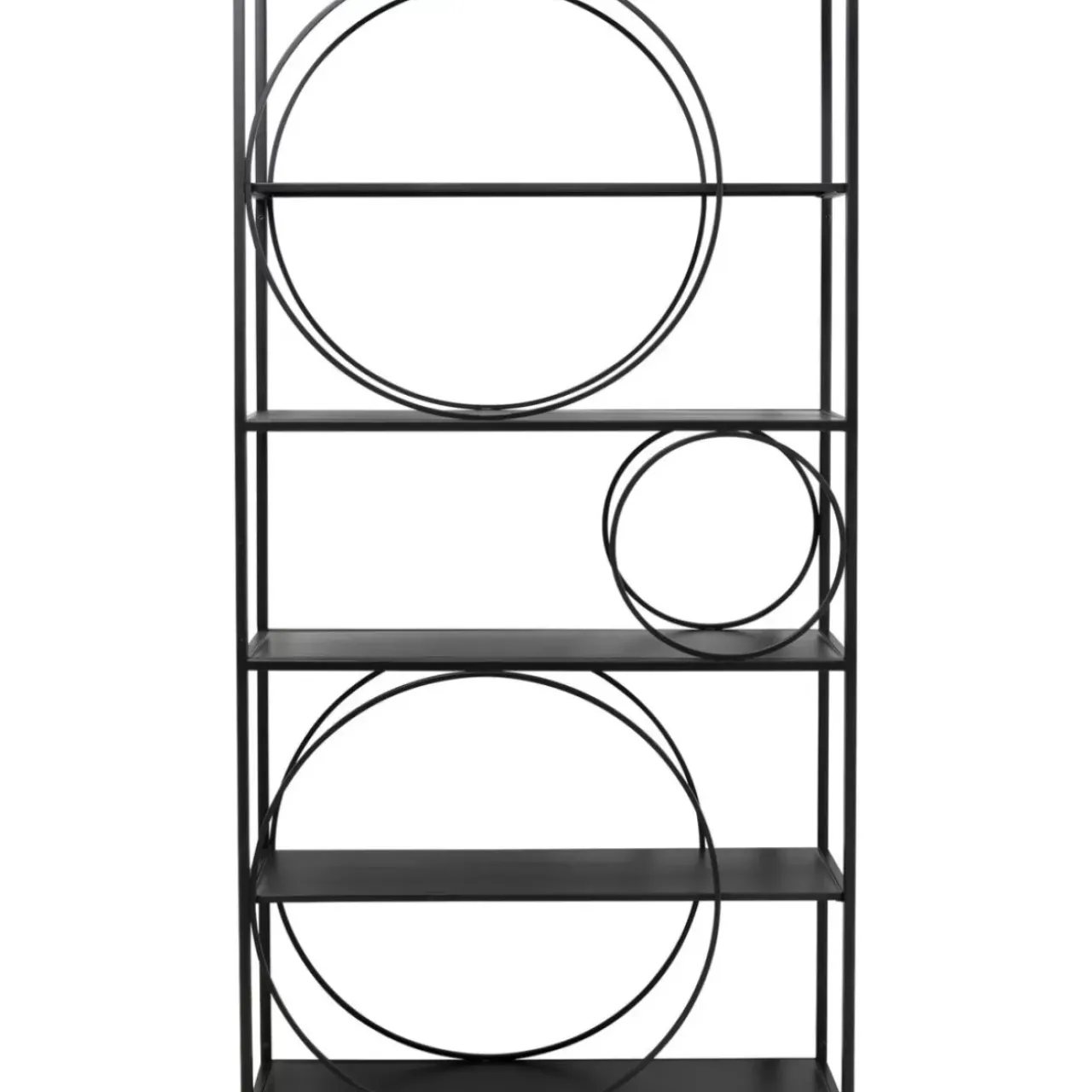 Regale|KARE Design Regal Circle Schwarz 100X200Cm