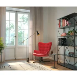 Regale|KARE Design Regal Circle Schwarz 100X200Cm