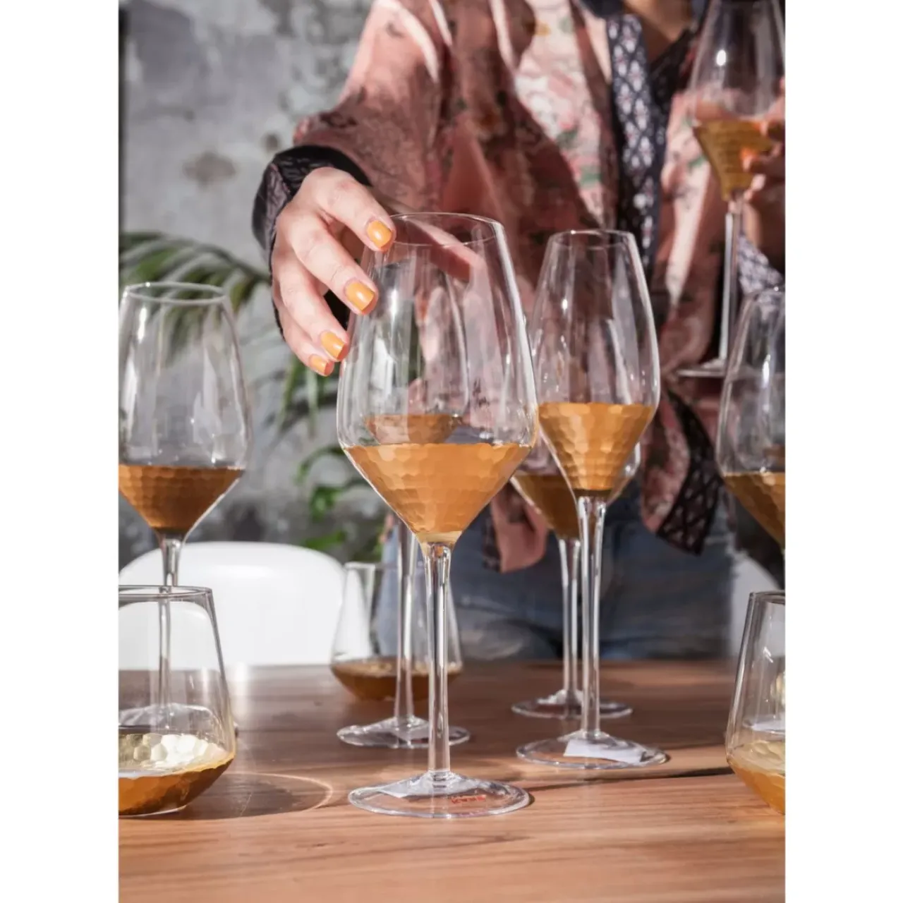 Geschirr & Tischaccessoires|KARE Design Rotweinglas Gobi