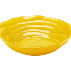 Geschirr & Tischaccessoires|KARE Design Schale Tornado Gelb O32Cm