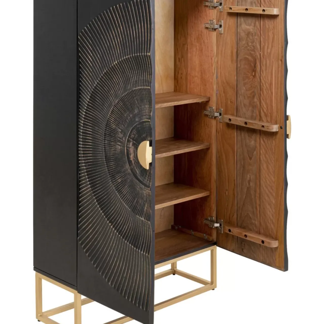 Regale|KARE Design Schrank Madeira Dunkel 76X140Cm
