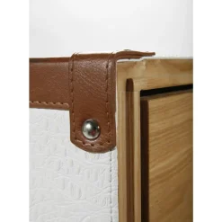 Regale|KARE Design Schrankkoffer Croco White Cosmopolitan