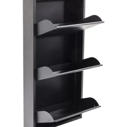Kleinmöbel & Sonstiges|KARE Design Schuhkipper Caruso 3-Er Anthrazit