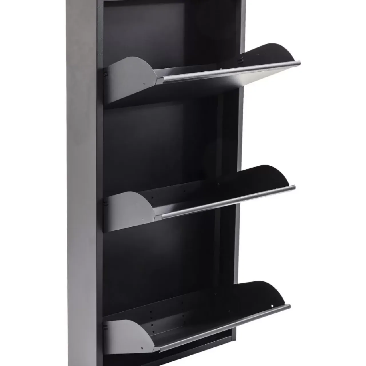 Kleinmöbel & Sonstiges|KARE Design Schuhkipper Caruso 3-Er Anthrazit