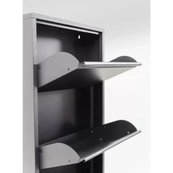 Kleinmöbel & Sonstiges|KARE Design Schuhkipper Caruso 5-Er Anthrazit (Mo)