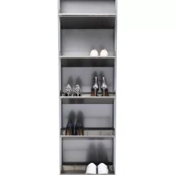 Kleinmöbel & Sonstiges|KARE Design Schuhkipper Caruso 5-Er Silber/Geflext
