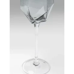 Geschirr & Tischaccessoires|KARE Design Sektglas Diamond Smoke
