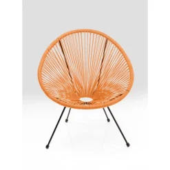 Outdoormöbel|KARE Design Sessel Acapulco Orange