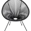 Outdoormöbel|KARE Design Sessel Acapulco Schwarz