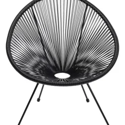 Outdoormöbel|KARE Design Sessel Acapulco Schwarz