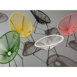 Outdoormöbel|KARE Design Sessel Acapulco Schwarz