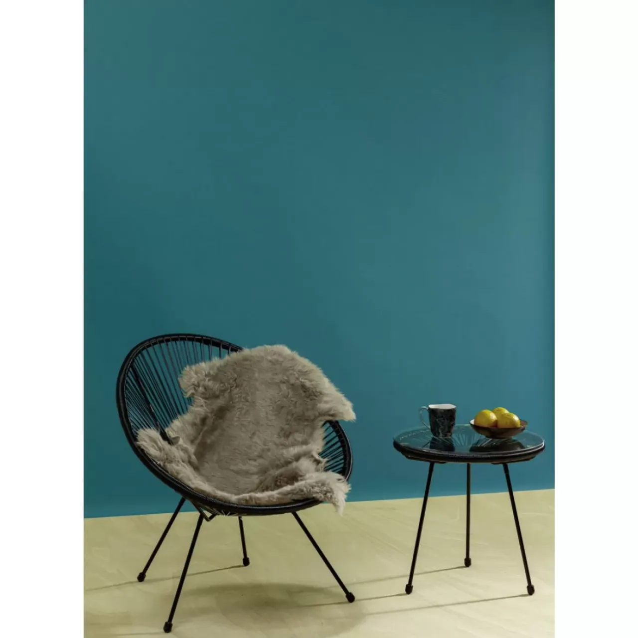Outdoormöbel|KARE Design Sessel Acapulco Schwarz
