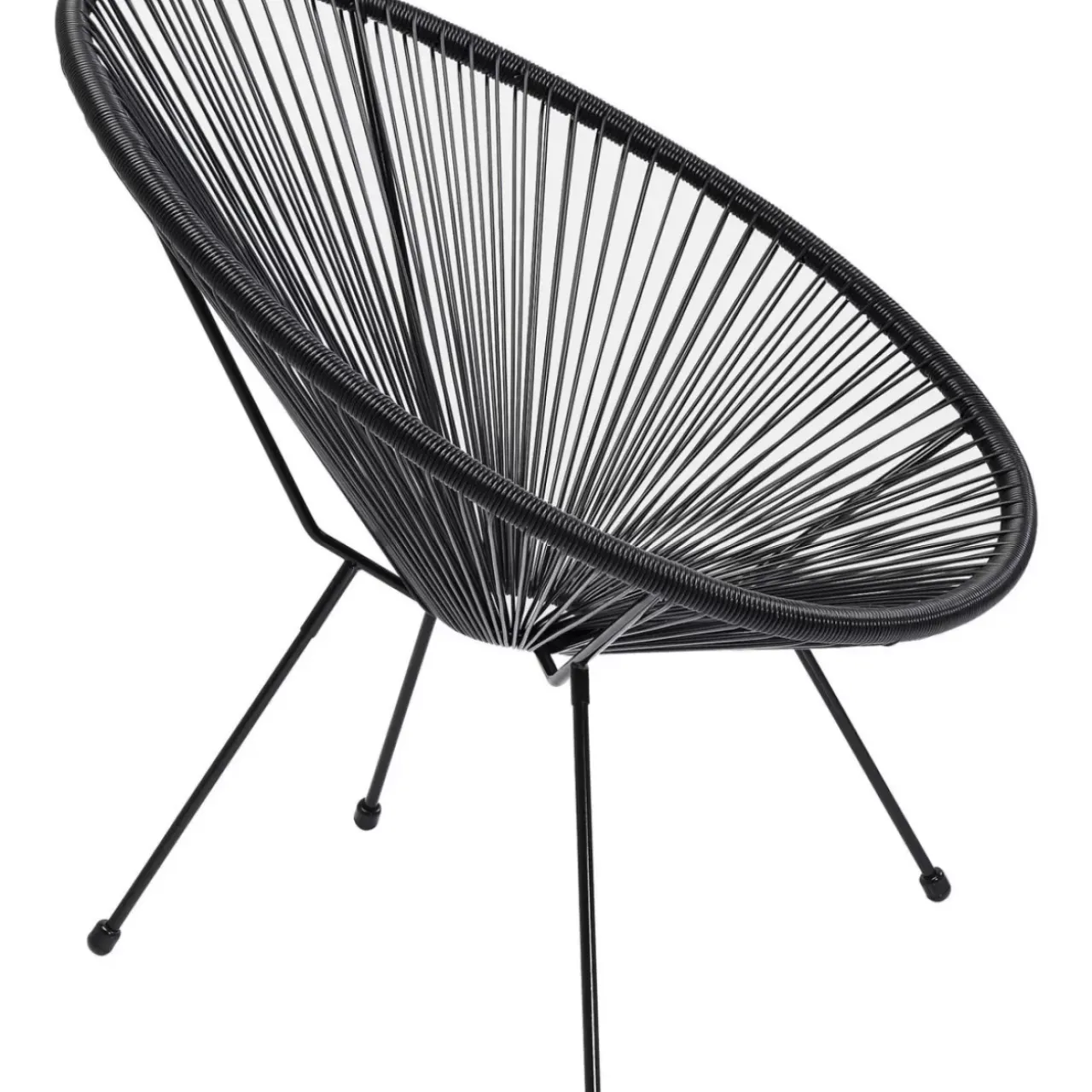 Outdoormöbel|KARE Design Sessel Acapulco Schwarz
