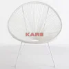 Outdoormöbel|KARE Design Sessel Acapulco Weiss