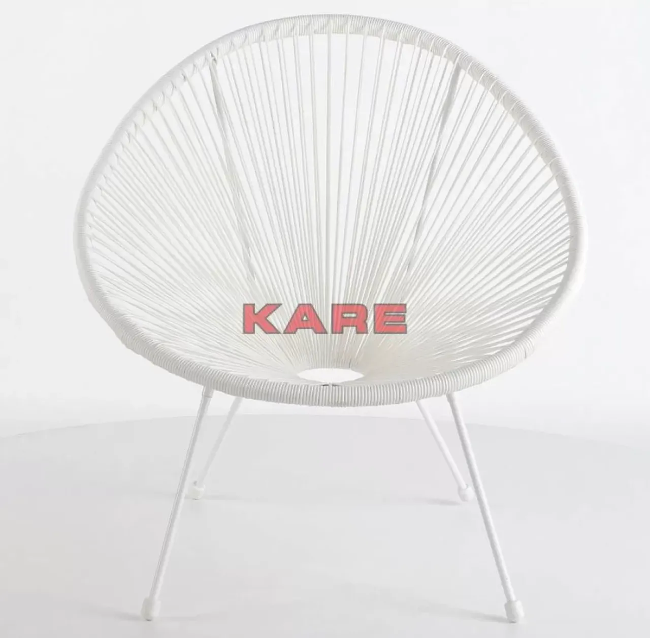 Outdoormöbel|KARE Design Sessel Acapulco Weiss