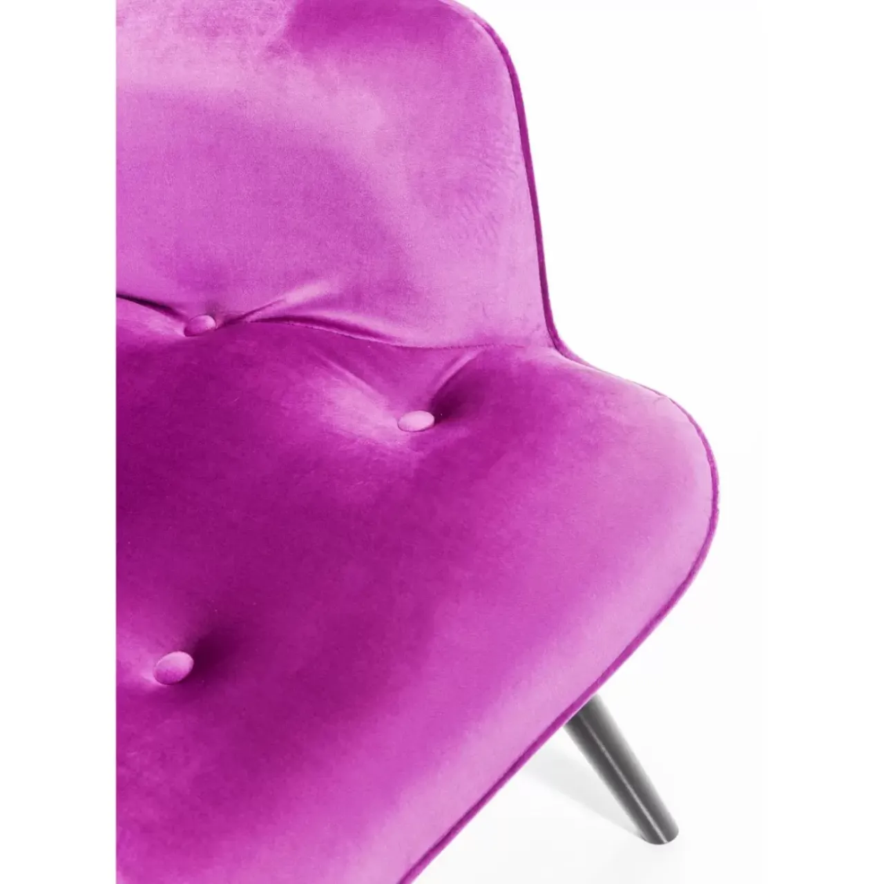 Sessel|KARE Design Sessel Black Vicky Velvet Purple