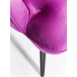 Sessel|KARE Design Sessel Black Vicky Velvet Purple