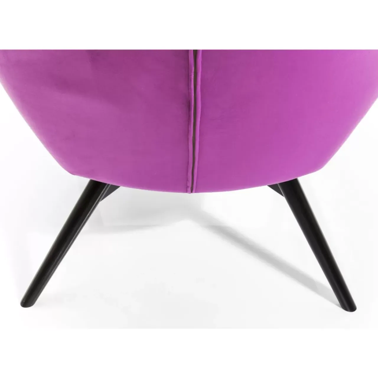 Sessel|KARE Design Sessel Black Vicky Velvet Purple