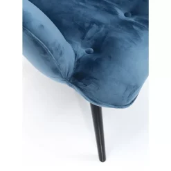 Sessel|KARE Design Sessel Black Vicky Velvet Petrol