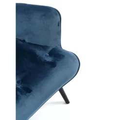 Sessel|KARE Design Sessel Black Vicky Velvet Petrol