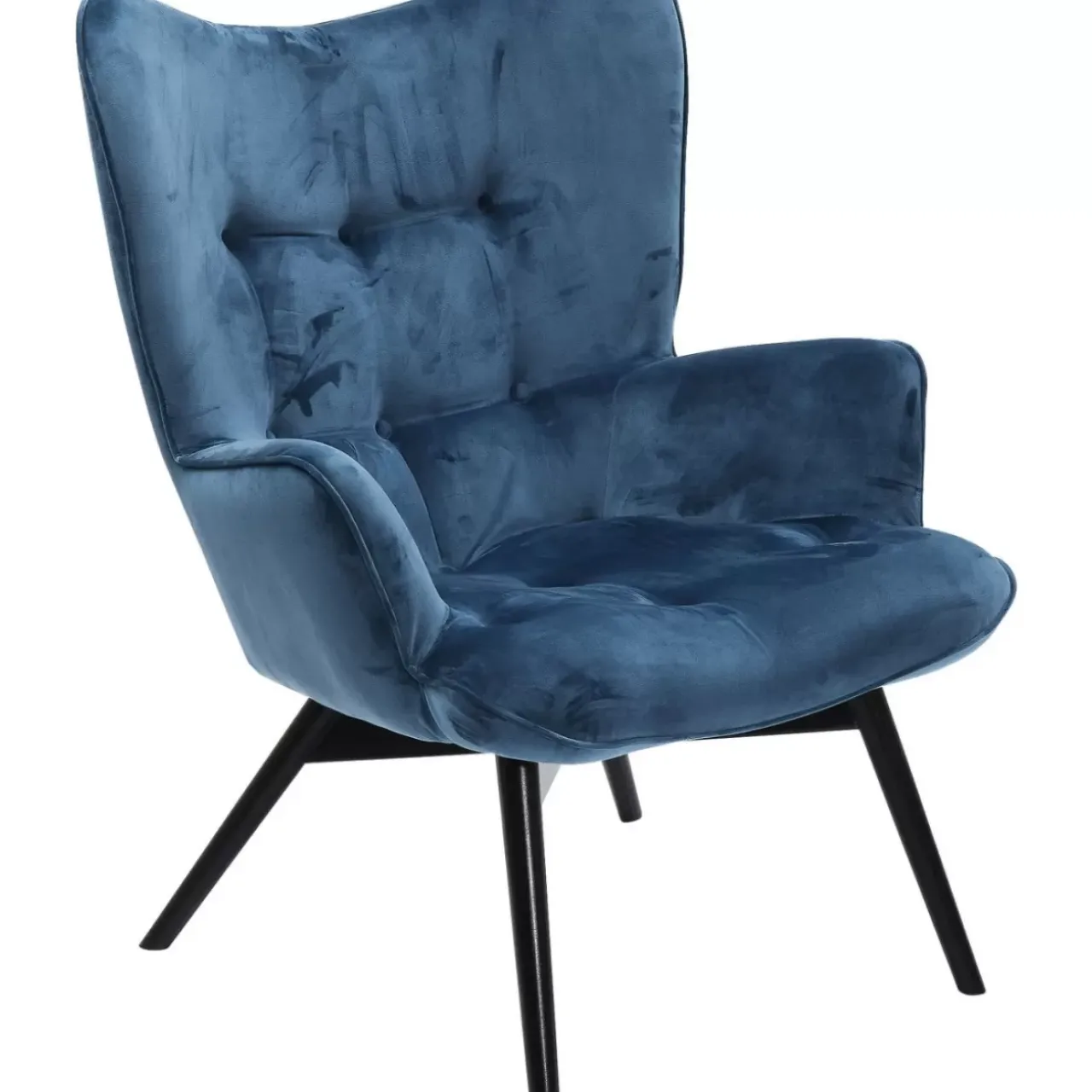 Sessel|KARE Design Sessel Black Vicky Velvet Petrol