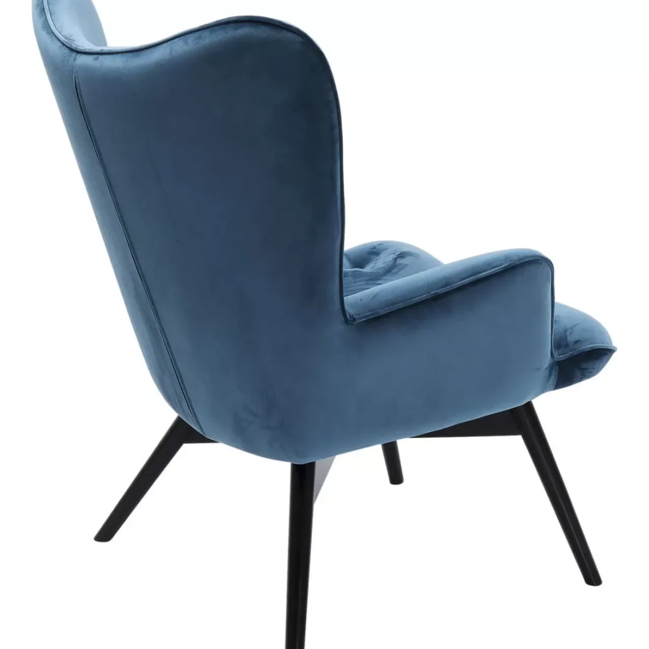 Sessel|KARE Design Sessel Black Vicky Velvet Petrol