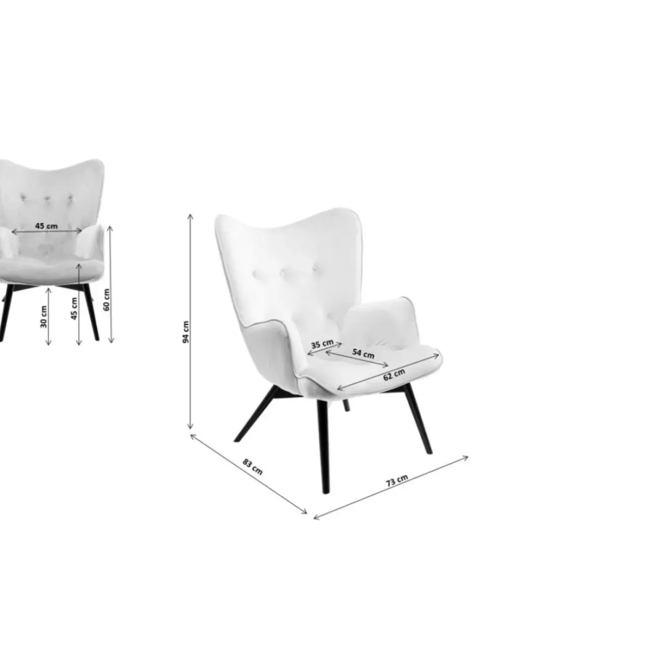 Sessel|KARE Design Sessel Black Vicky Velvet Petrol
